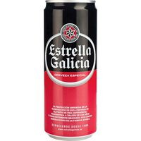 Cerveza especial ESTRELLA GALICIA, lata 33 cl