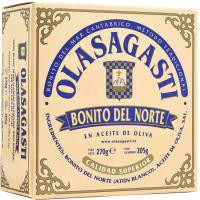 Tronco de bonito en acete de oliva OLASAGASTI, lata 270 g