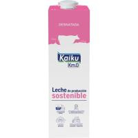 Leche desnatada KAIKU, brik 1 litro