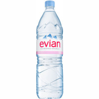 Agua mineral EVIAN, botella 1,5 litros