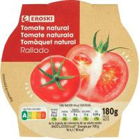 Tomate rallado EROSKI, tarrina 180 g