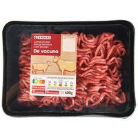 Picada vacuno burger meat EROSKI, bandeja 400 g