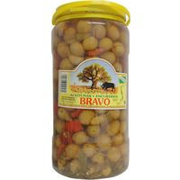 Aceitunas moradas BRAVO, frasco 2 kg