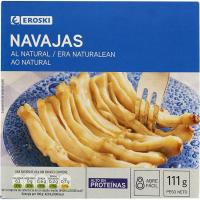 Navaja al natural EROSKI, lata 110 g