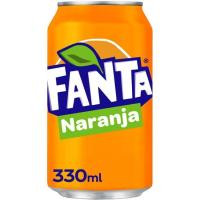 Refresco de naranja FANTA, lata 33 cl