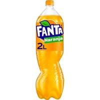 Refresco de naranja FANTA, botella 2 litros