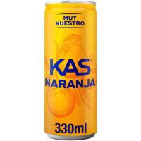 Refresco de naranja KAS ZERO, lata 33 cl