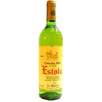 Vino Blanco ESTOLA, botella 75 cl
