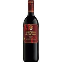 Vino Tinto Crianza Rioja MARQUÉS DE CÁCERES, botella 75 cl