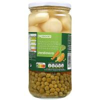 Mezcla de verduras a la jardinera EROSKI, frasco 425 g