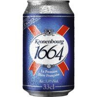 Cerveza KRONENBOURG, lata 33 cl