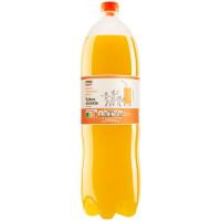 Refresco de naranja EROSKI, botella 2 litros