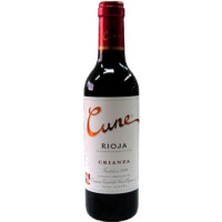 Vino Tinto Crianza D.O. Rioja CUNE, botellín 37,5 cl