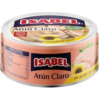 Atún claro en aceite vegetal ISABEL, lata 266 g