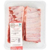 Costilla trozo carnosa Duroc EROSKI Natur, bandeja aprox. 1.14 kg