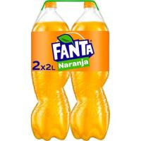 Refresco de naranja FANTA, pack 2x2 litros