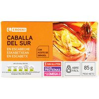 Caballa en escabeche EROSKI, lata 85 g