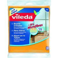 Gamuza para cristales 39x35 cm VILEDA, pack 1 ud