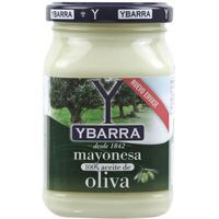 Mayonesa con aceite oliva YBARRA, frasco 225 ml