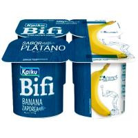 Yogur Bifi Activium sabor plátano KAIKU, pack 4x125 g