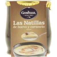 Natillas de huevo con caramelo GOSHUA, tarro de barro 140 g