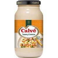 Salsa fina suave y cremosa CALVE, frasco 450 ml