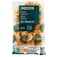 Nidos al huevo EROSKI, paquete 500 g