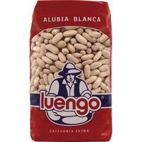 Alubia blanca larga extra LUENGO, paquete 1 kg