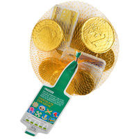 Monedas de chocolate EROSKI, red 80 g