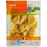Ravioli Ricota Espinaca EROSKI, 250 g