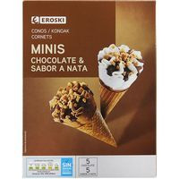 Mini cono variado EROSKI, pack 10x28 ml