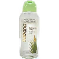 Aceite corporal de aloe vera BABARIA, bote 400 ml