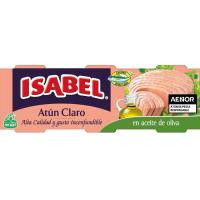 Atún claro en aceite de oliva ISABEL, pack 3x70 g