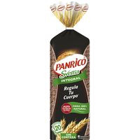 Pan de molde integral sin corteza PANRICO Sveltia, paquete 450 g