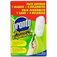 Johnson Pronto Plumero atrapapolvo mango + 2 recambios, Envío 48/72 horas
