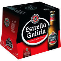 Cerveza especial ESTRELLA GALICIA, pack botellín 12x25 cl