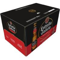 Cerveza especial ESTRELLA GALICIA, pack 24x25 cl