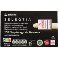 Espárragos I.G.P. 6/8 piezas Eroski SELEQTIA, lata 425 g