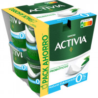 Activia natural 0% edulcorado 8x120 g