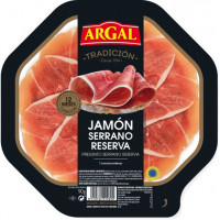 Jamón serrano ARGAL plato 90 g