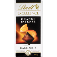 Chocolate Lindt Excellence negro con naranja y almendras 100 g