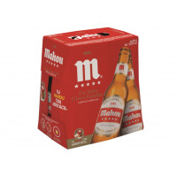 Cerveza MAHOU 5 Estrellas botella Pack 6x25 cl