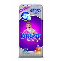 Pañal Dodot Activity máxima sequedad T4 64u
