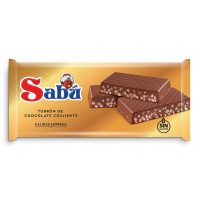 Turrón SABÚ Chocolate Crujiente sin gluten 150 g