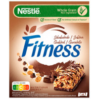 Barritas de cereales NESTLÉ Fitness con chocolate 6x23,5 g