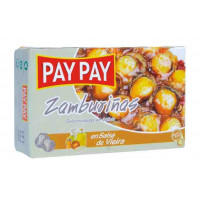 Zamburiñas PAY PAY en salsa de vieira fácil apertura 60 g