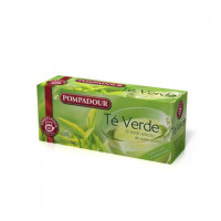 Té POMPADOUR verde 25 bolsitas