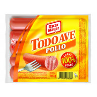 Salchichas OSCAR MAYER Wieners pollo 200 g