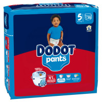 Pañal-braguita DODOT Pants Talla 5 30 u