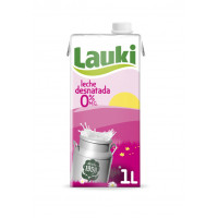 Leche LAUKI desnatada brik 1 l